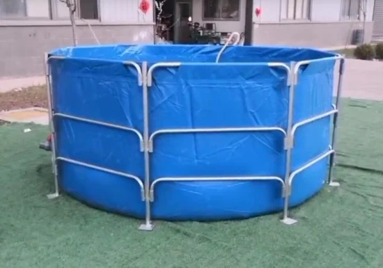10000 Litres 3m Diamètre*1.4m Hauteur PVC Bâche Étanche Pliable Fish Tank